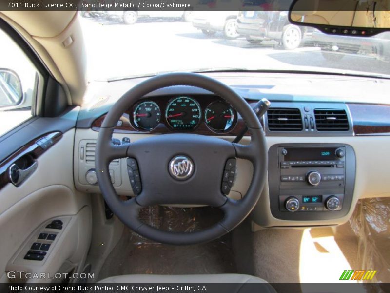Sand Beige Metallic / Cocoa/Cashmere 2011 Buick Lucerne CXL