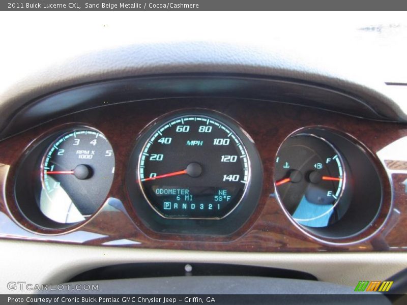 Sand Beige Metallic / Cocoa/Cashmere 2011 Buick Lucerne CXL