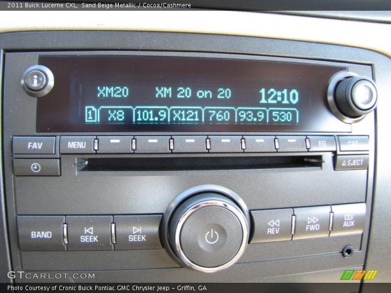 Sand Beige Metallic / Cocoa/Cashmere 2011 Buick Lucerne CXL