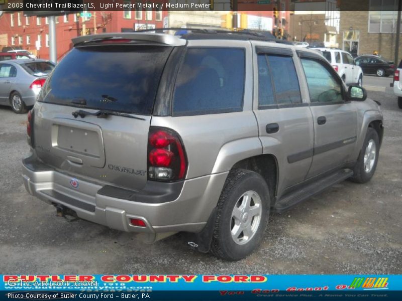 Light Pewter Metallic / Medium Pewter 2003 Chevrolet TrailBlazer LS