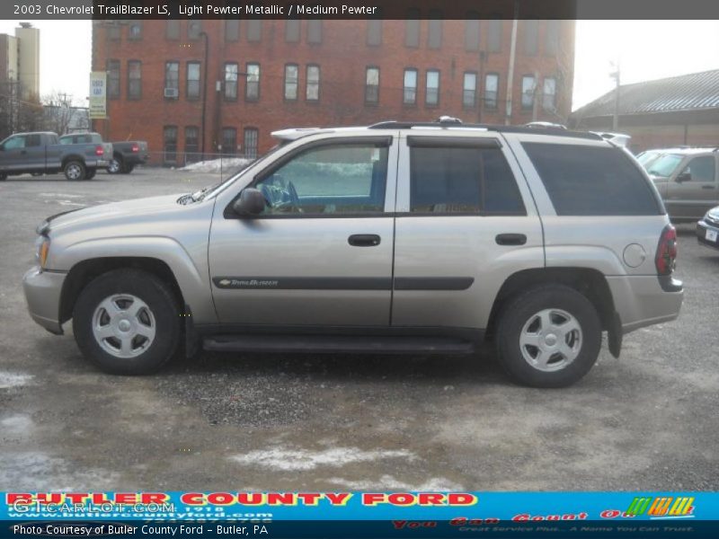 Light Pewter Metallic / Medium Pewter 2003 Chevrolet TrailBlazer LS
