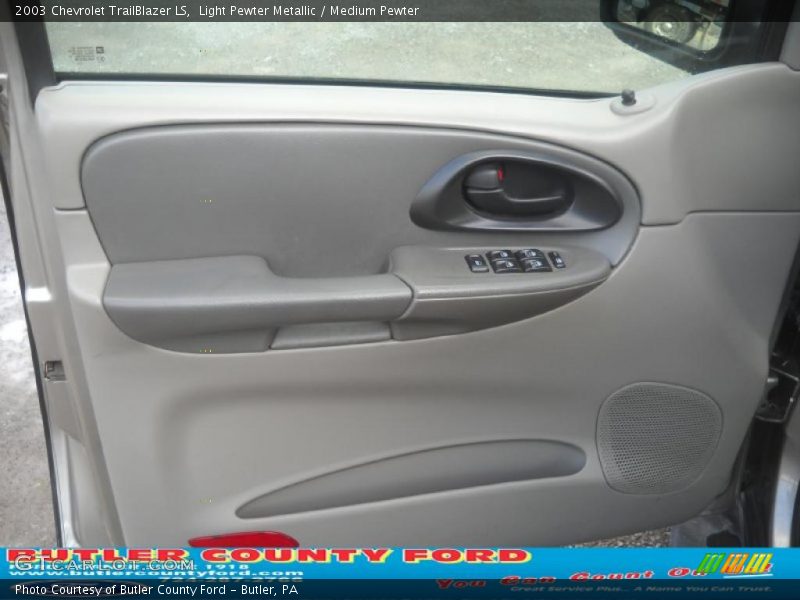 Light Pewter Metallic / Medium Pewter 2003 Chevrolet TrailBlazer LS