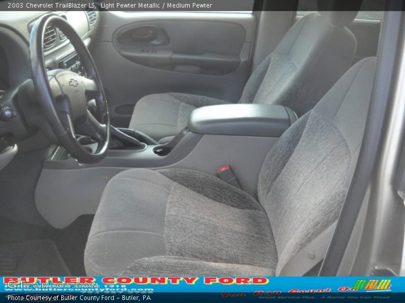 Light Pewter Metallic / Medium Pewter 2003 Chevrolet TrailBlazer LS