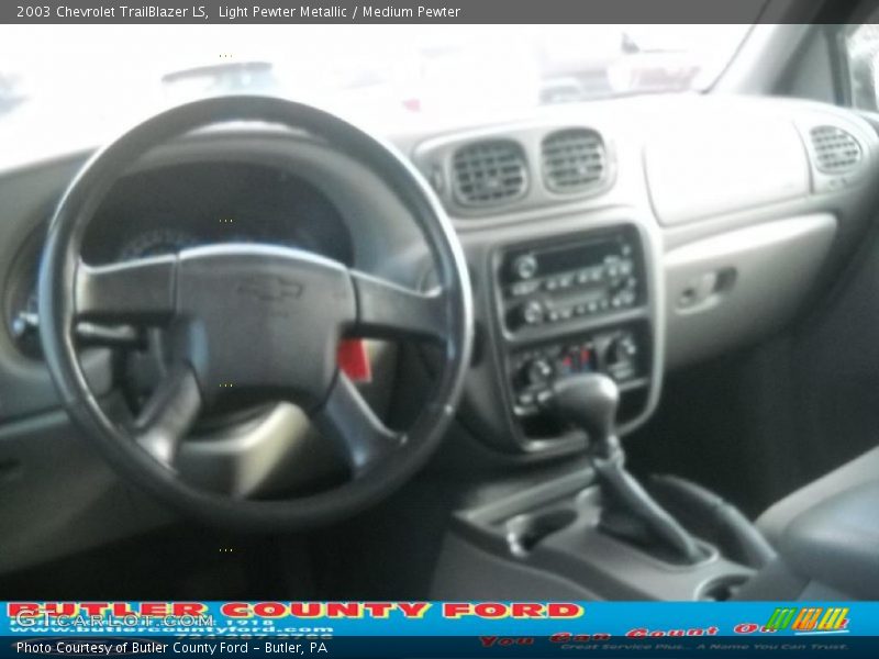 Light Pewter Metallic / Medium Pewter 2003 Chevrolet TrailBlazer LS