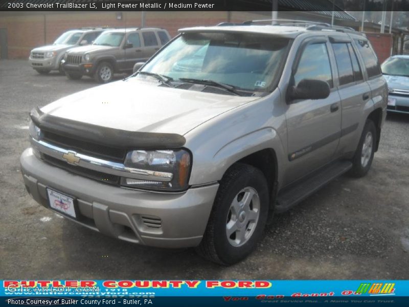 Light Pewter Metallic / Medium Pewter 2003 Chevrolet TrailBlazer LS