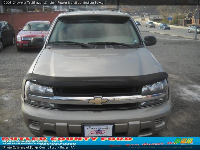 Light Pewter Metallic / Medium Pewter 2003 Chevrolet TrailBlazer LS