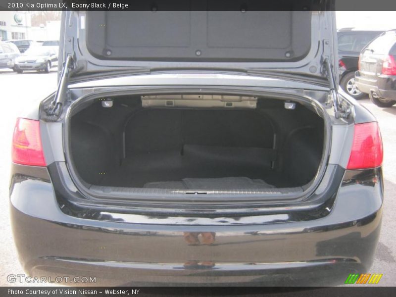 Ebony Black / Beige 2010 Kia Optima LX