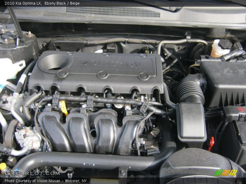 Ebony Black / Beige 2010 Kia Optima LX