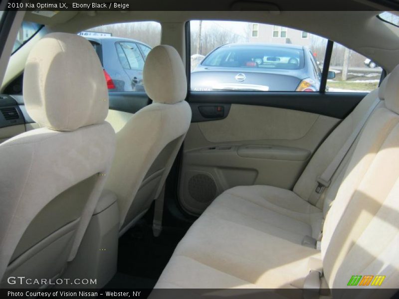 Ebony Black / Beige 2010 Kia Optima LX