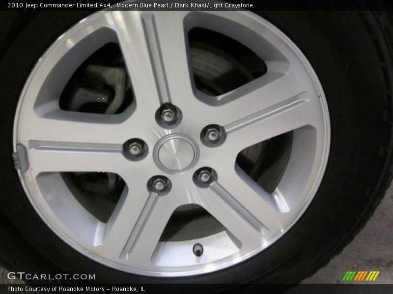 Modern Blue Pearl / Dark Khaki/Light Graystone 2010 Jeep Commander Limited 4x4