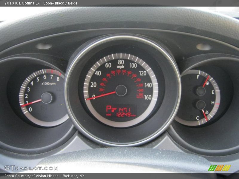 Ebony Black / Beige 2010 Kia Optima LX