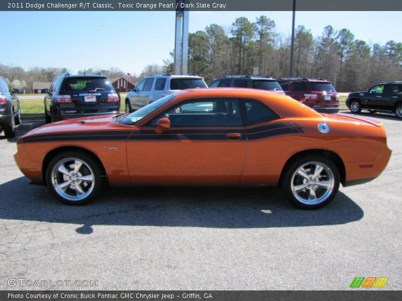  2011 Challenger R/T Classic Toxic Orange Pearl