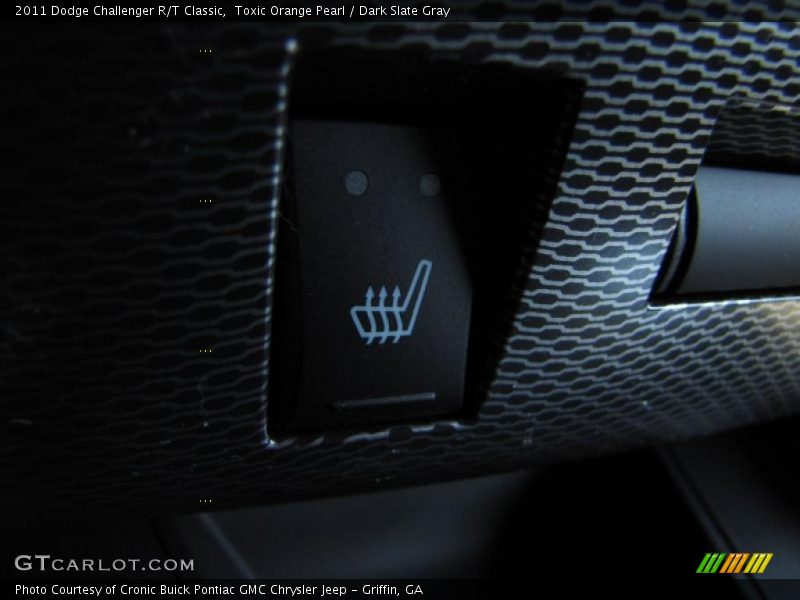 Toxic Orange Pearl / Dark Slate Gray 2011 Dodge Challenger R/T Classic