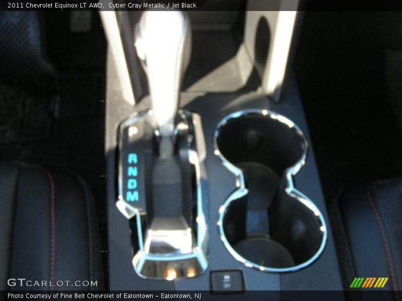 Cyber Gray Metallic / Jet Black 2011 Chevrolet Equinox LT AWD
