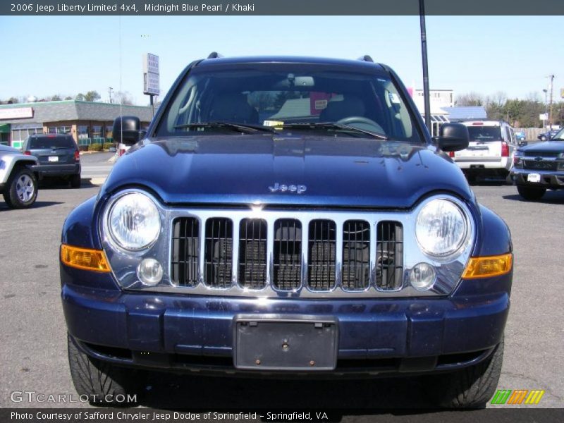 Midnight Blue Pearl / Khaki 2006 Jeep Liberty Limited 4x4