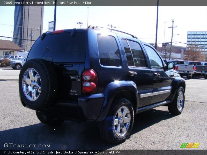 Midnight Blue Pearl / Khaki 2006 Jeep Liberty Limited 4x4