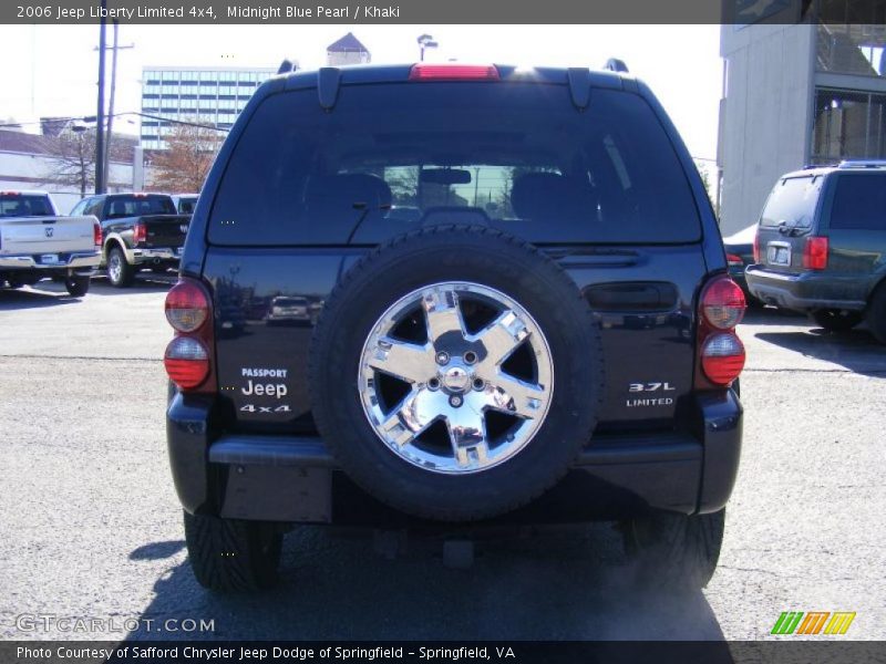 Midnight Blue Pearl / Khaki 2006 Jeep Liberty Limited 4x4