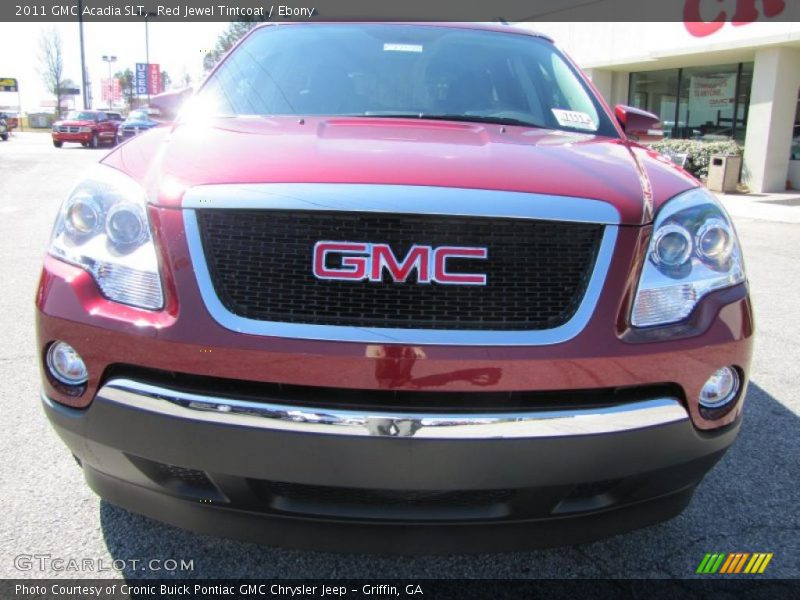 Red Jewel Tintcoat / Ebony 2011 GMC Acadia SLT