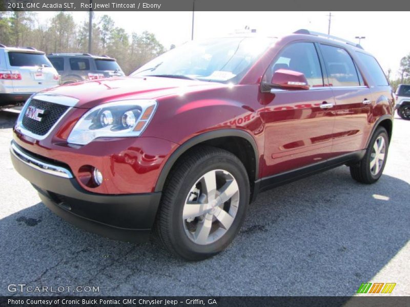 Red Jewel Tintcoat / Ebony 2011 GMC Acadia SLT