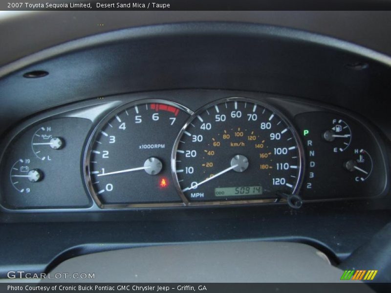 Desert Sand Mica / Taupe 2007 Toyota Sequoia Limited