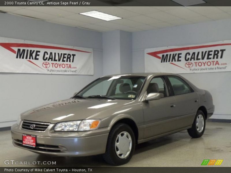 Antique Sage Pearl / Gray 2000 Toyota Camry CE