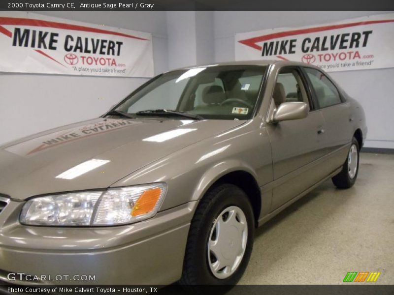 Antique Sage Pearl / Gray 2000 Toyota Camry CE