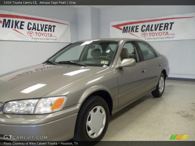 Antique Sage Pearl / Gray 2000 Toyota Camry CE
