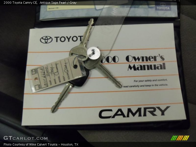 Antique Sage Pearl / Gray 2000 Toyota Camry CE