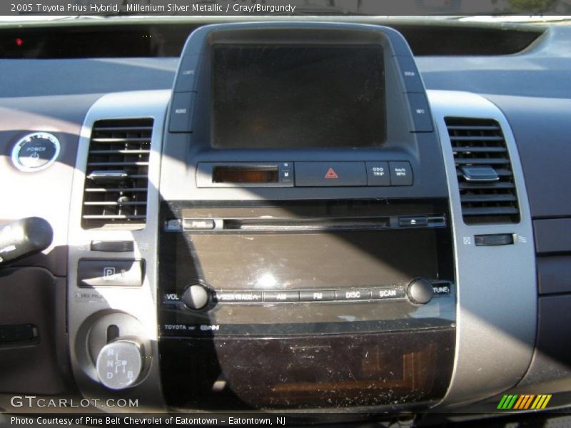 Millenium Silver Metallic / Gray/Burgundy 2005 Toyota Prius Hybrid