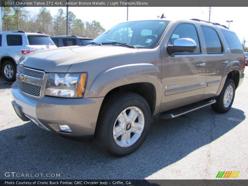 Amber Bronze Metallic / Light Titanium/Ebony 2007 Chevrolet Tahoe Z71 4x4