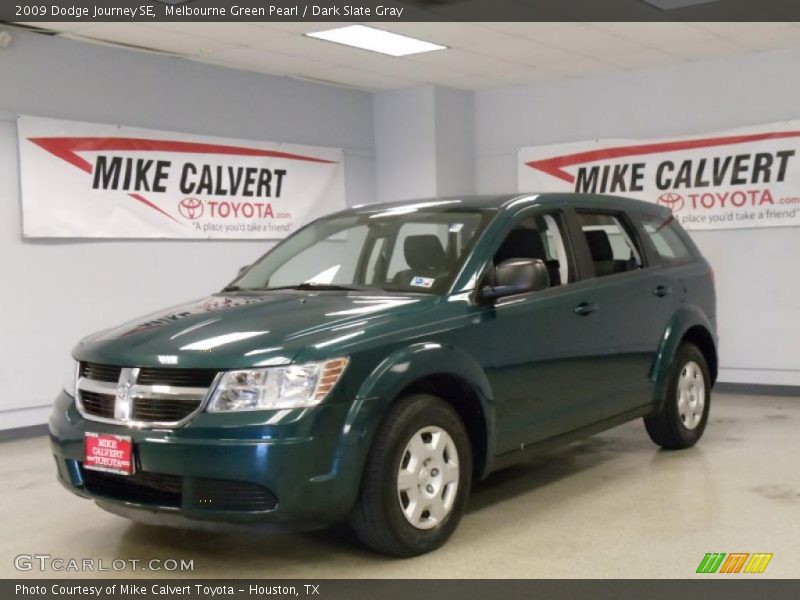 Melbourne Green Pearl / Dark Slate Gray 2009 Dodge Journey SE
