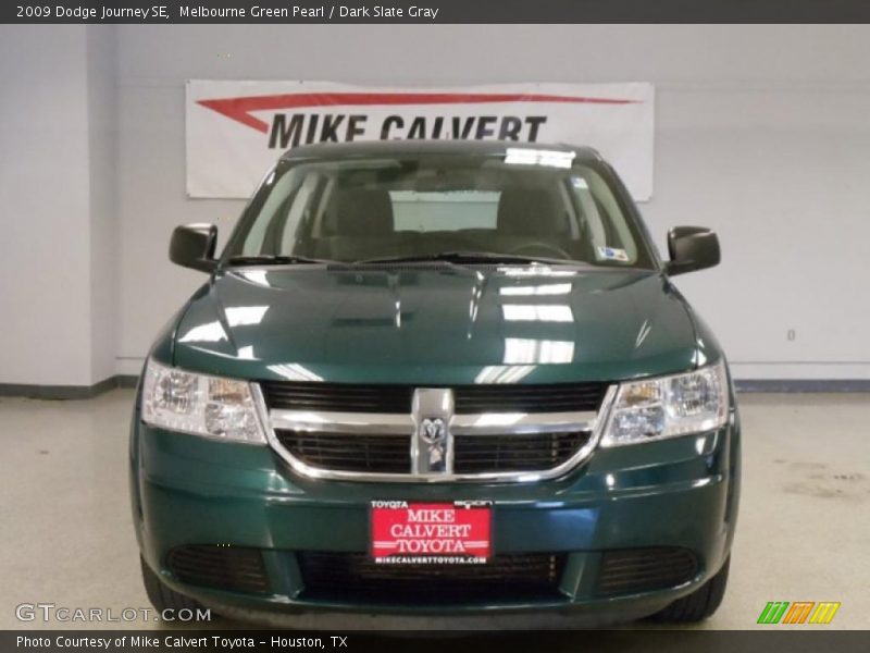 Melbourne Green Pearl / Dark Slate Gray 2009 Dodge Journey SE