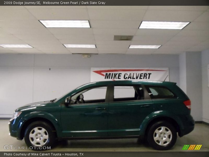 Melbourne Green Pearl / Dark Slate Gray 2009 Dodge Journey SE