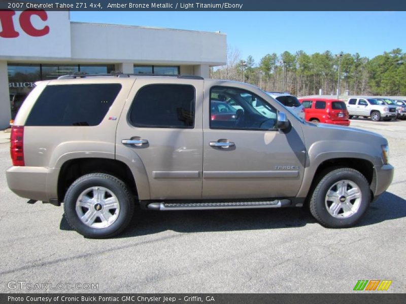 Amber Bronze Metallic / Light Titanium/Ebony 2007 Chevrolet Tahoe Z71 4x4