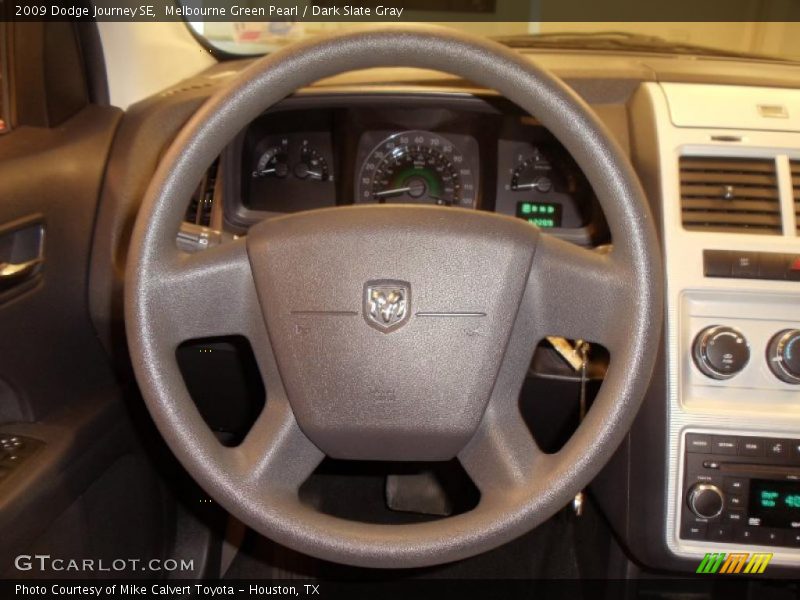 Melbourne Green Pearl / Dark Slate Gray 2009 Dodge Journey SE