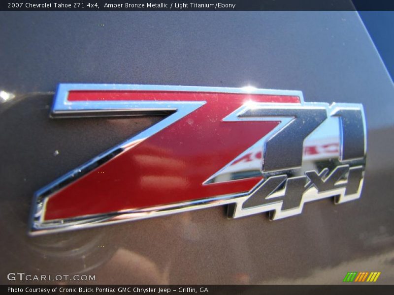 Amber Bronze Metallic / Light Titanium/Ebony 2007 Chevrolet Tahoe Z71 4x4