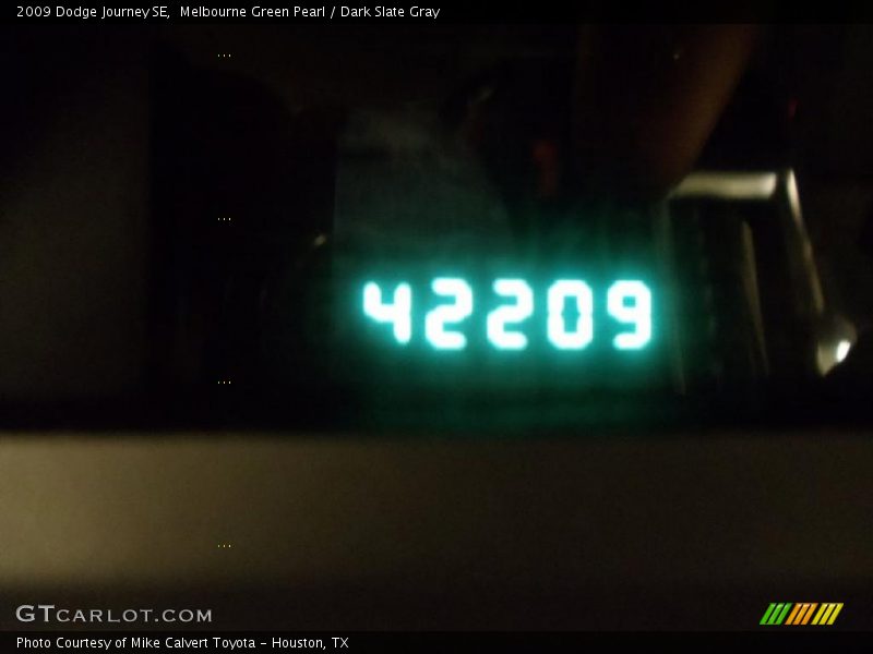 Melbourne Green Pearl / Dark Slate Gray 2009 Dodge Journey SE
