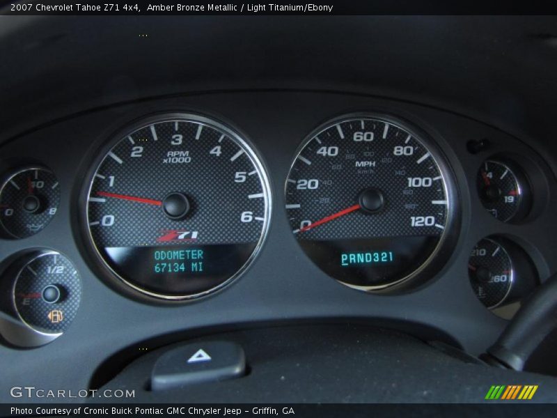 Amber Bronze Metallic / Light Titanium/Ebony 2007 Chevrolet Tahoe Z71 4x4
