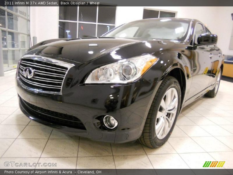 Black Obsidian / Wheat 2011 Infiniti M 37x AWD Sedan