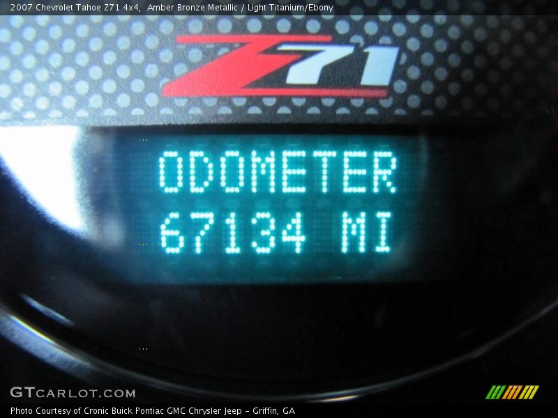 Amber Bronze Metallic / Light Titanium/Ebony 2007 Chevrolet Tahoe Z71 4x4