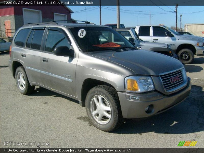 Steel Grey Metallic / Ebony Black 2006 GMC Envoy SLE 4x4