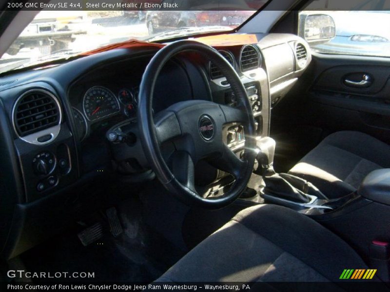Steel Grey Metallic / Ebony Black 2006 GMC Envoy SLE 4x4