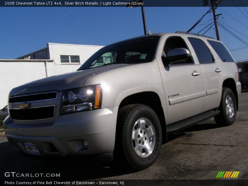 Silver Birch Metallic / Light Cashmere/Ebony 2008 Chevrolet Tahoe LTZ 4x4