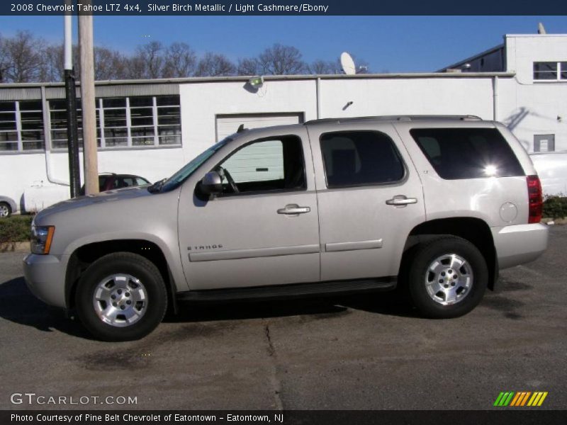 Silver Birch Metallic / Light Cashmere/Ebony 2008 Chevrolet Tahoe LTZ 4x4