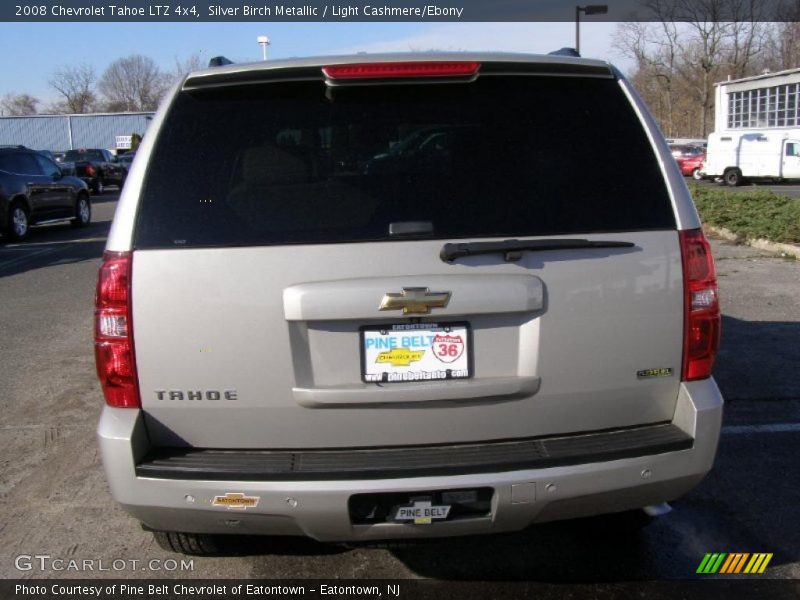 Silver Birch Metallic / Light Cashmere/Ebony 2008 Chevrolet Tahoe LTZ 4x4