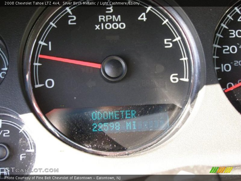 Silver Birch Metallic / Light Cashmere/Ebony 2008 Chevrolet Tahoe LTZ 4x4
