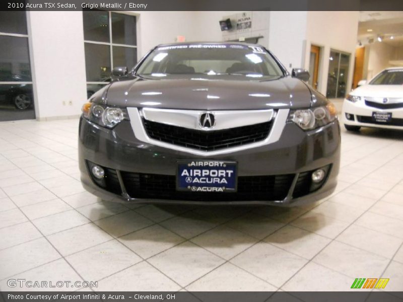 Grigio Metallic / Ebony 2010 Acura TSX Sedan