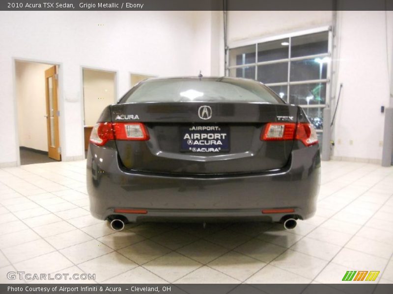Grigio Metallic / Ebony 2010 Acura TSX Sedan