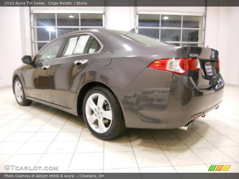 Grigio Metallic / Ebony 2010 Acura TSX Sedan