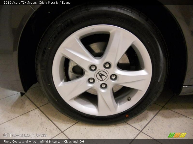 Grigio Metallic / Ebony 2010 Acura TSX Sedan